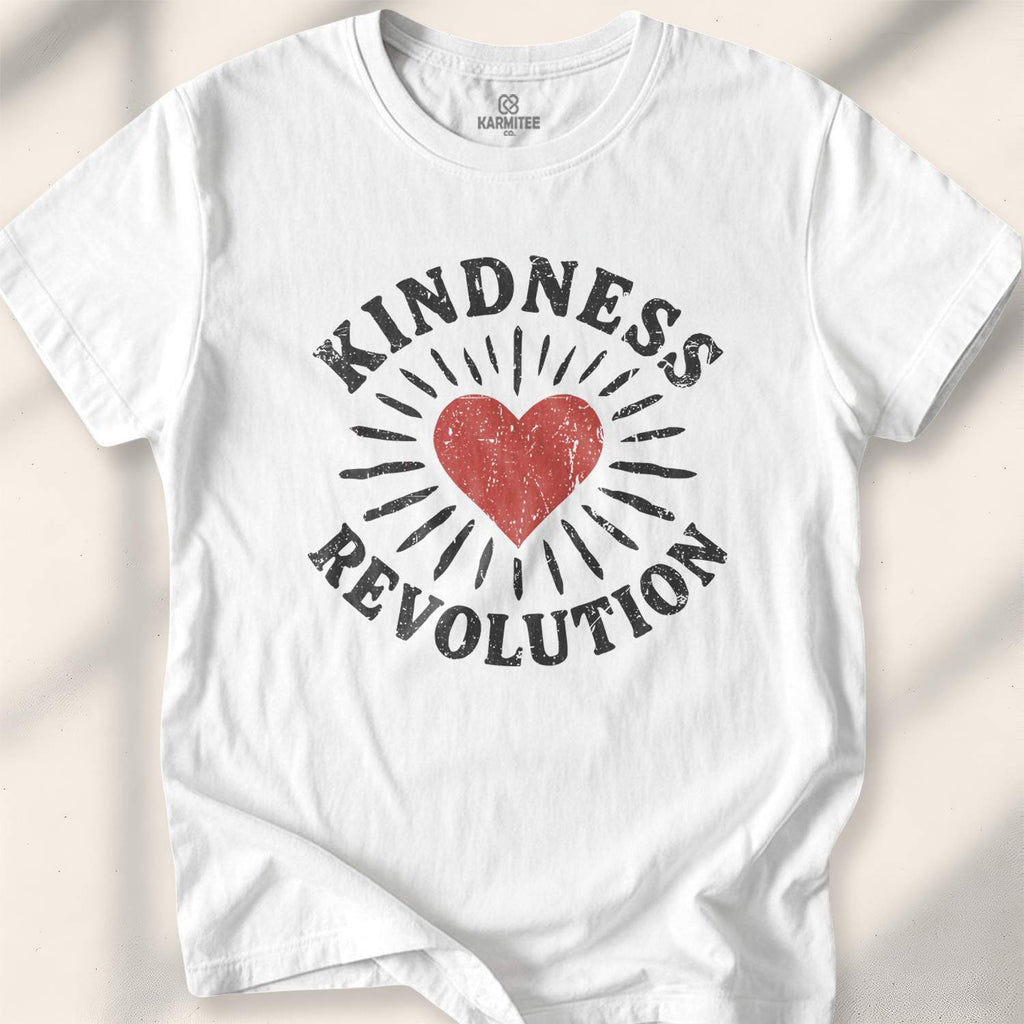 Kindness Revolution T-shirt - White
