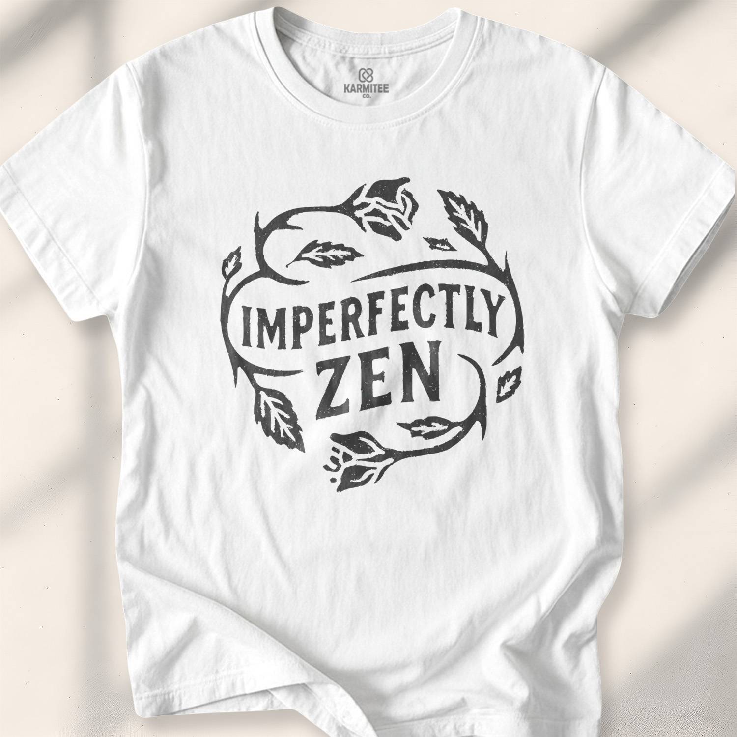 Imperfectly Zen T-shirt - White