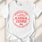 Karma & Coffee T-shirt - White