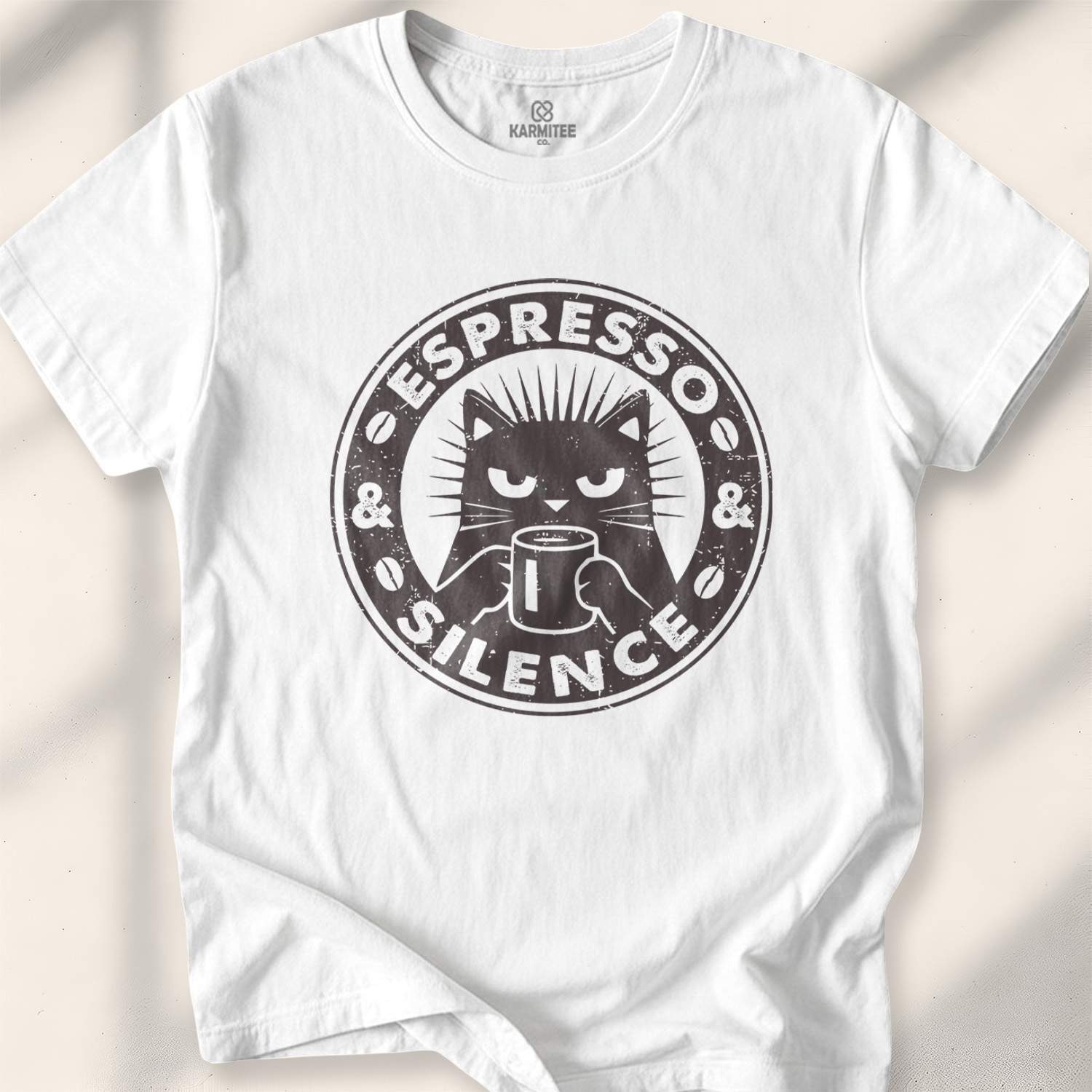Espresso & Silence T-shirt - White