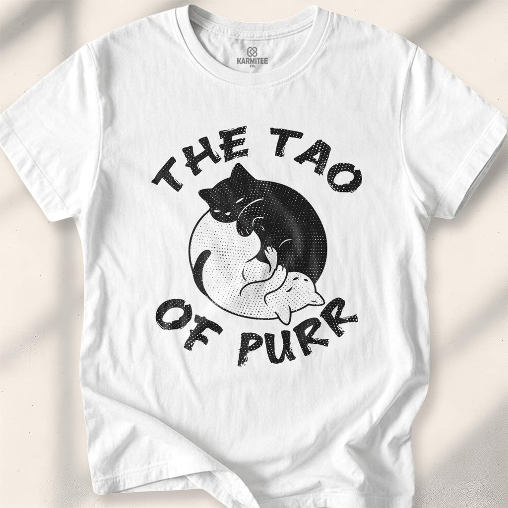 The Tao Of Purr T-shirt - White