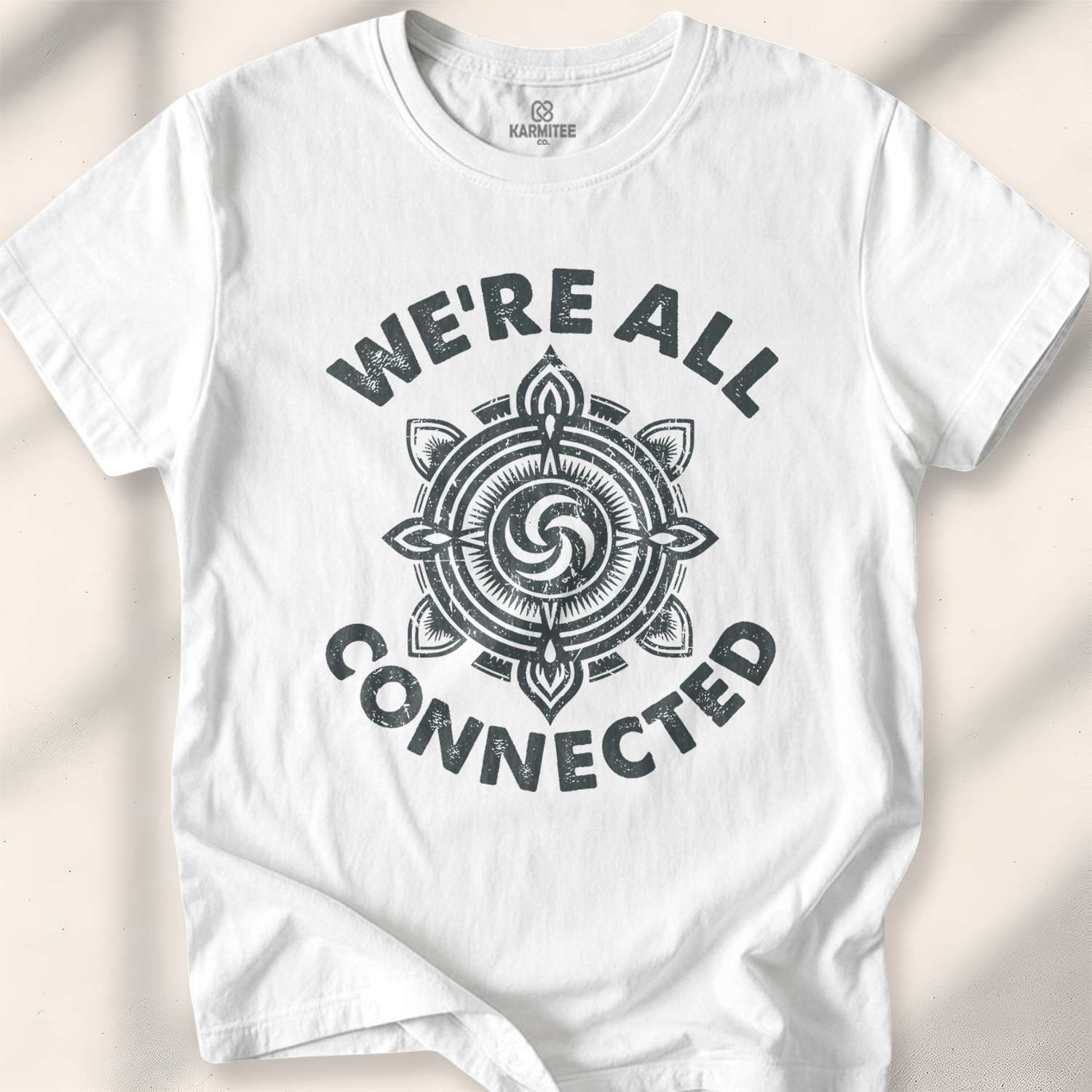 We Are all Connected T-shirt - White