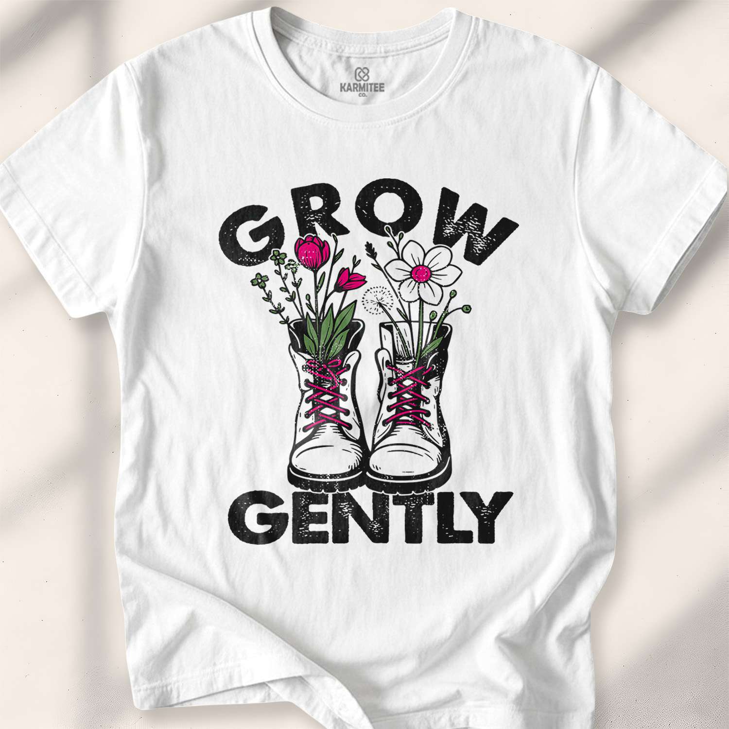 Grow Gently T-shirt - White