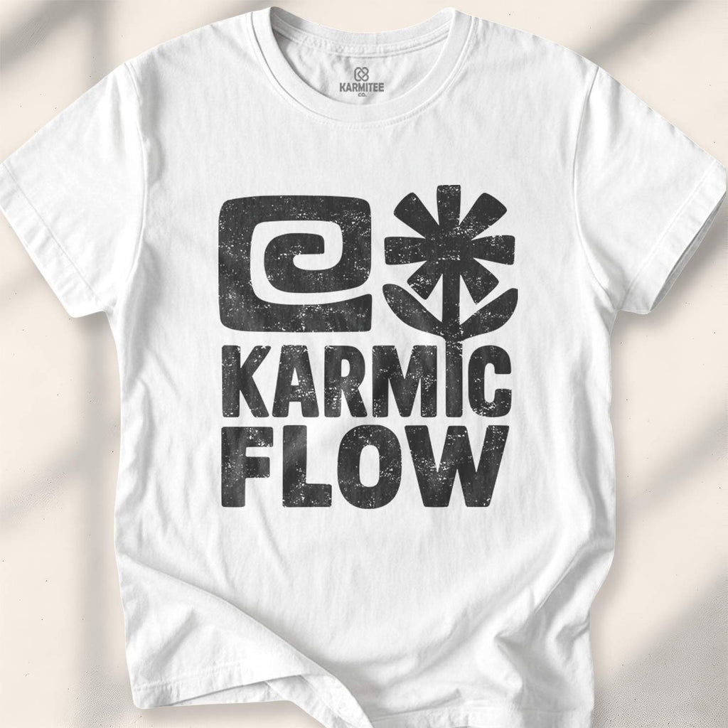 Karmic Flow T-shirt - White
