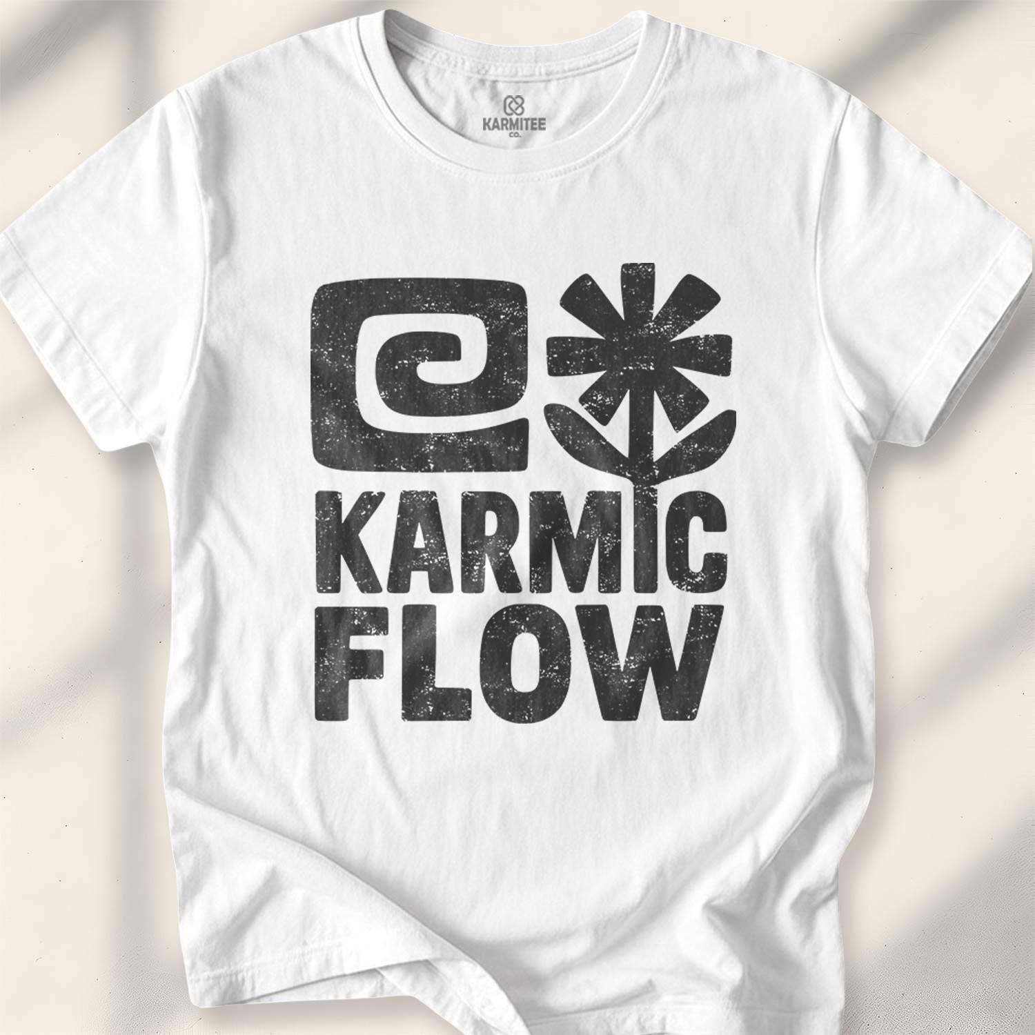 Karmic Flow T-shirt - White
