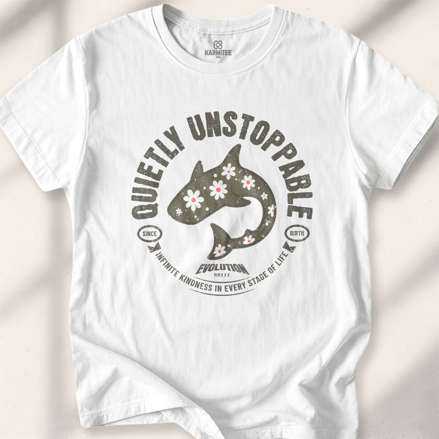 Quietly Unstoppable T-shirt - White