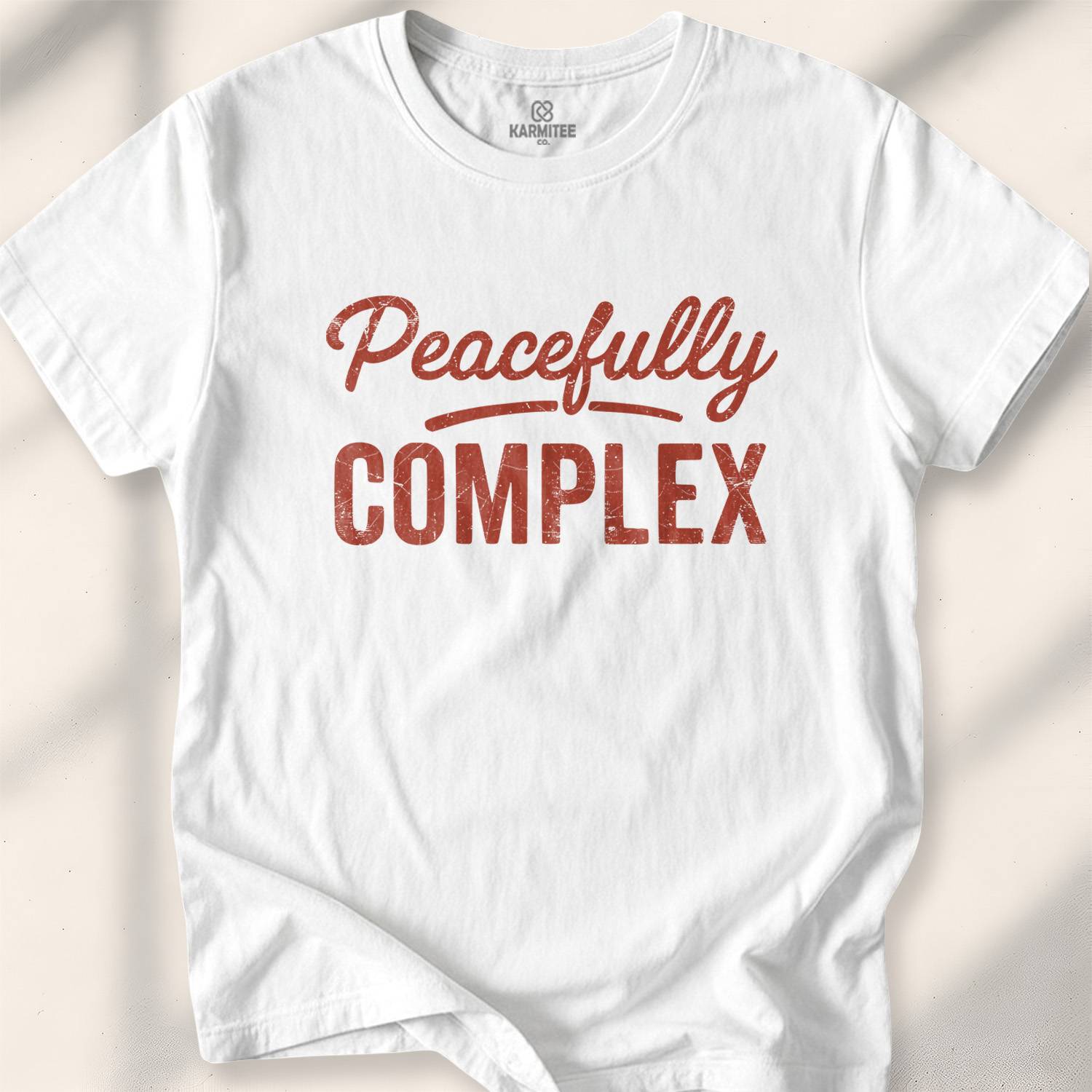 Pacefully Complex T-shirt - White